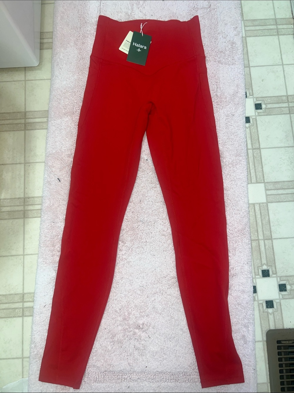HALARA UltraSculpt Red Leggings XS NWT